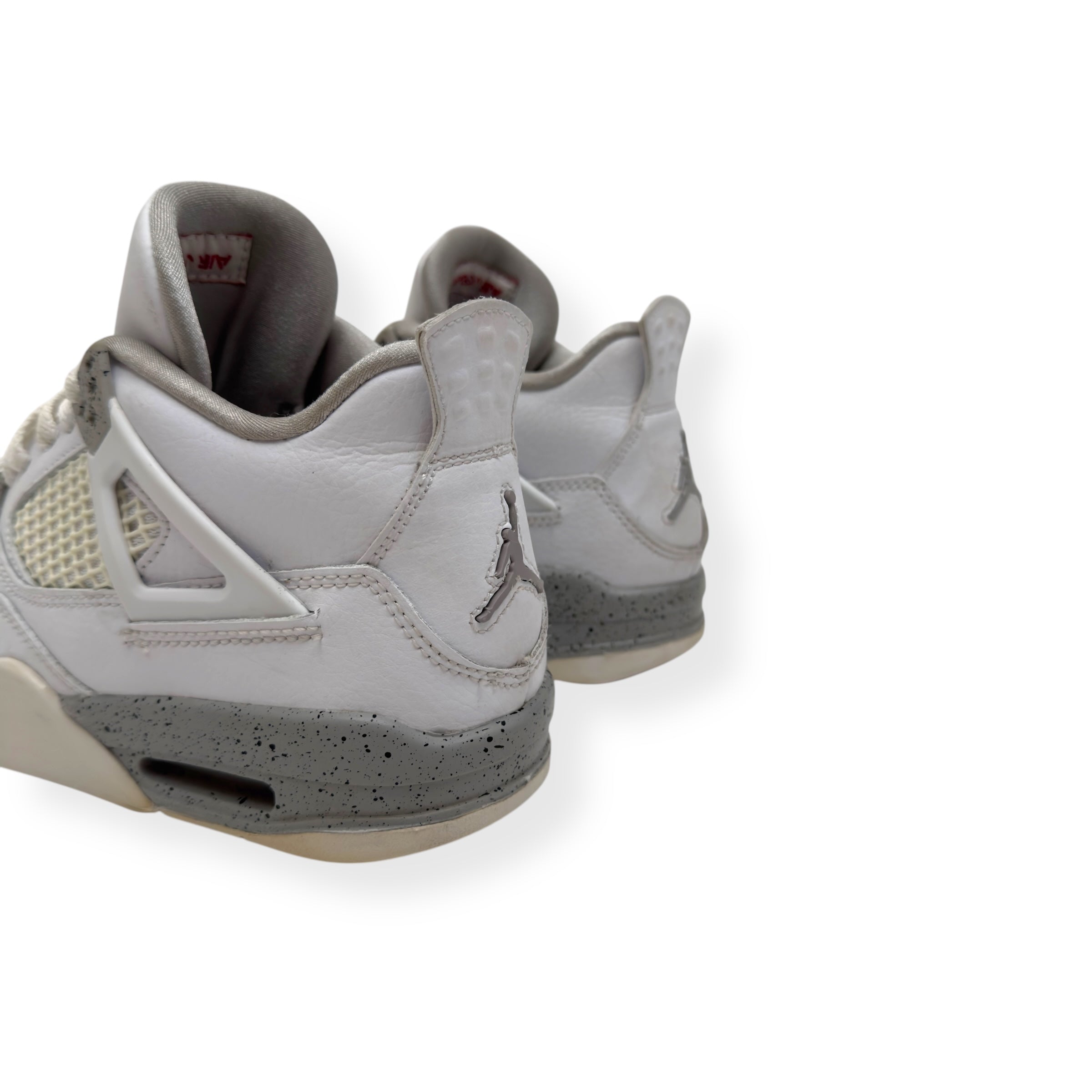 AIR JORDAN 4 RETRO SNEAKER WHITE OREO UK4.5