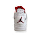 JORDAN 4 RETRO SNEAKER METALLIC RED / WHITE UK9.5