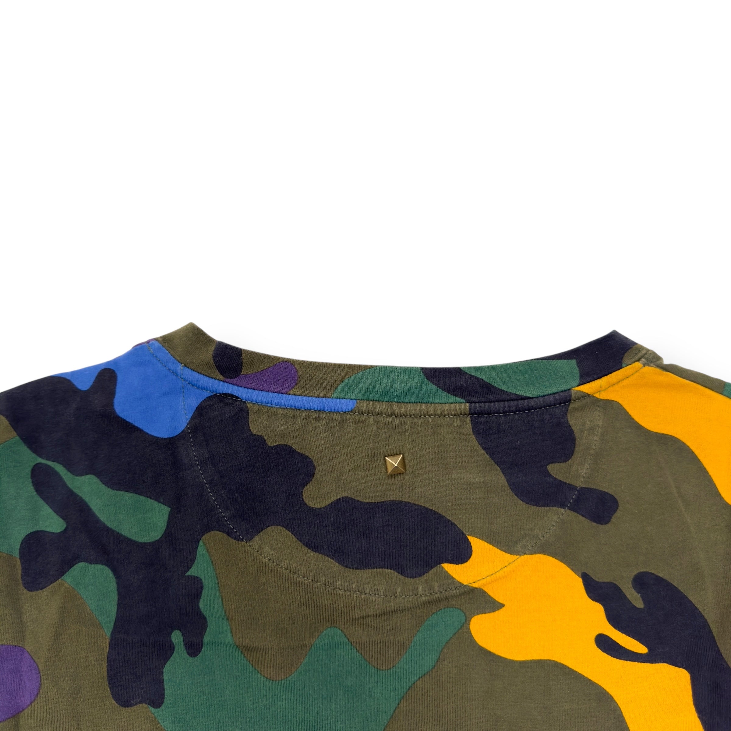 VALENTINO CAMOUFLAGE T-SHIRT MULTICOLOURED M