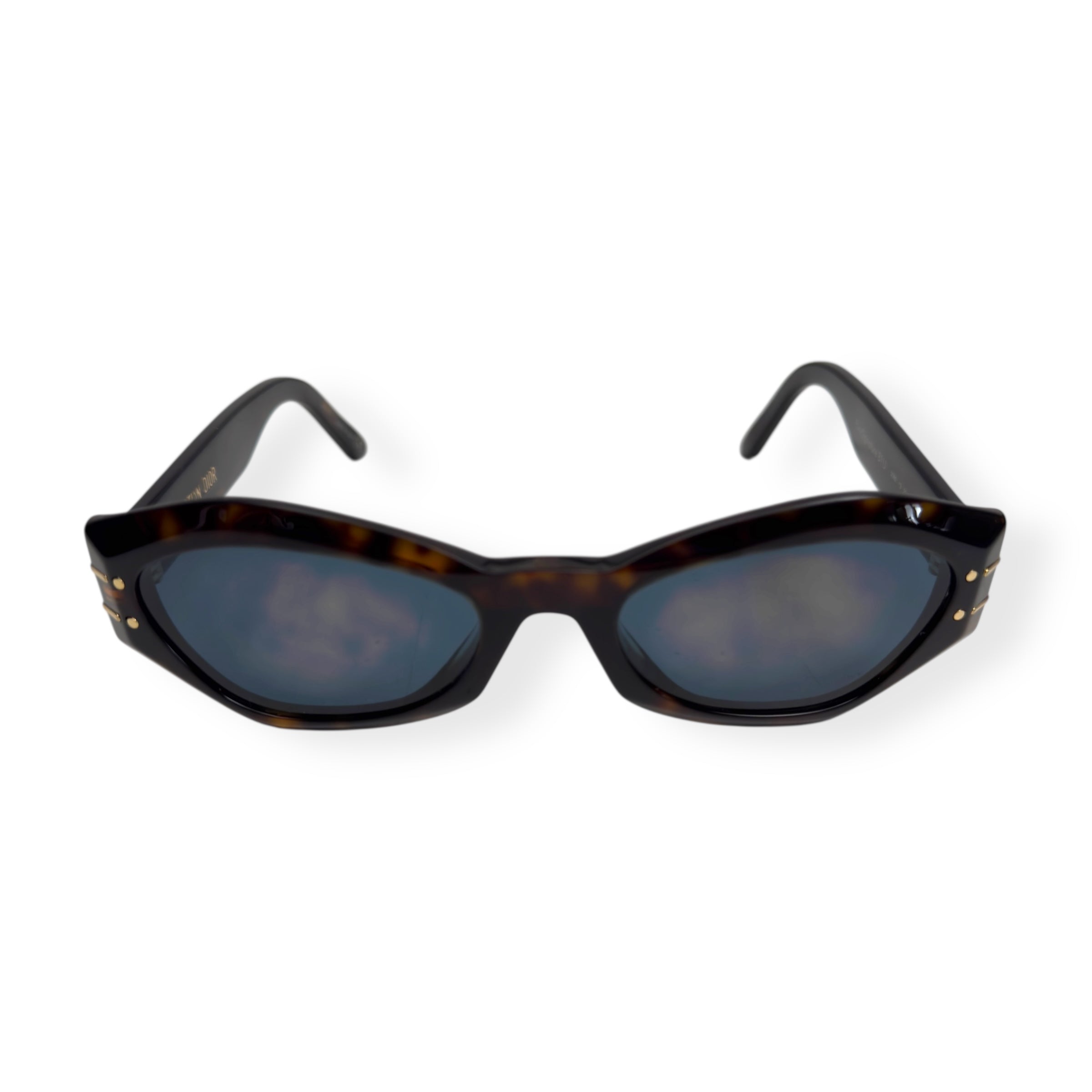 CHRISTIAN DIOR DIORSIGNATURE B1U SUNGLASSES BROWN / BLUE