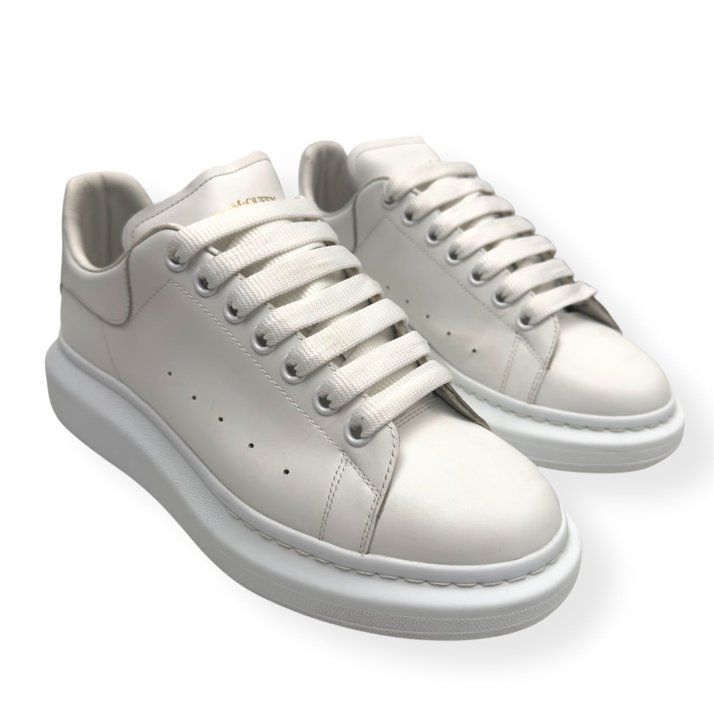 ALEXANDER MCQUEEN OVERSIZED LEATHER SNEAKER WHITE 42.5 / UK8.5