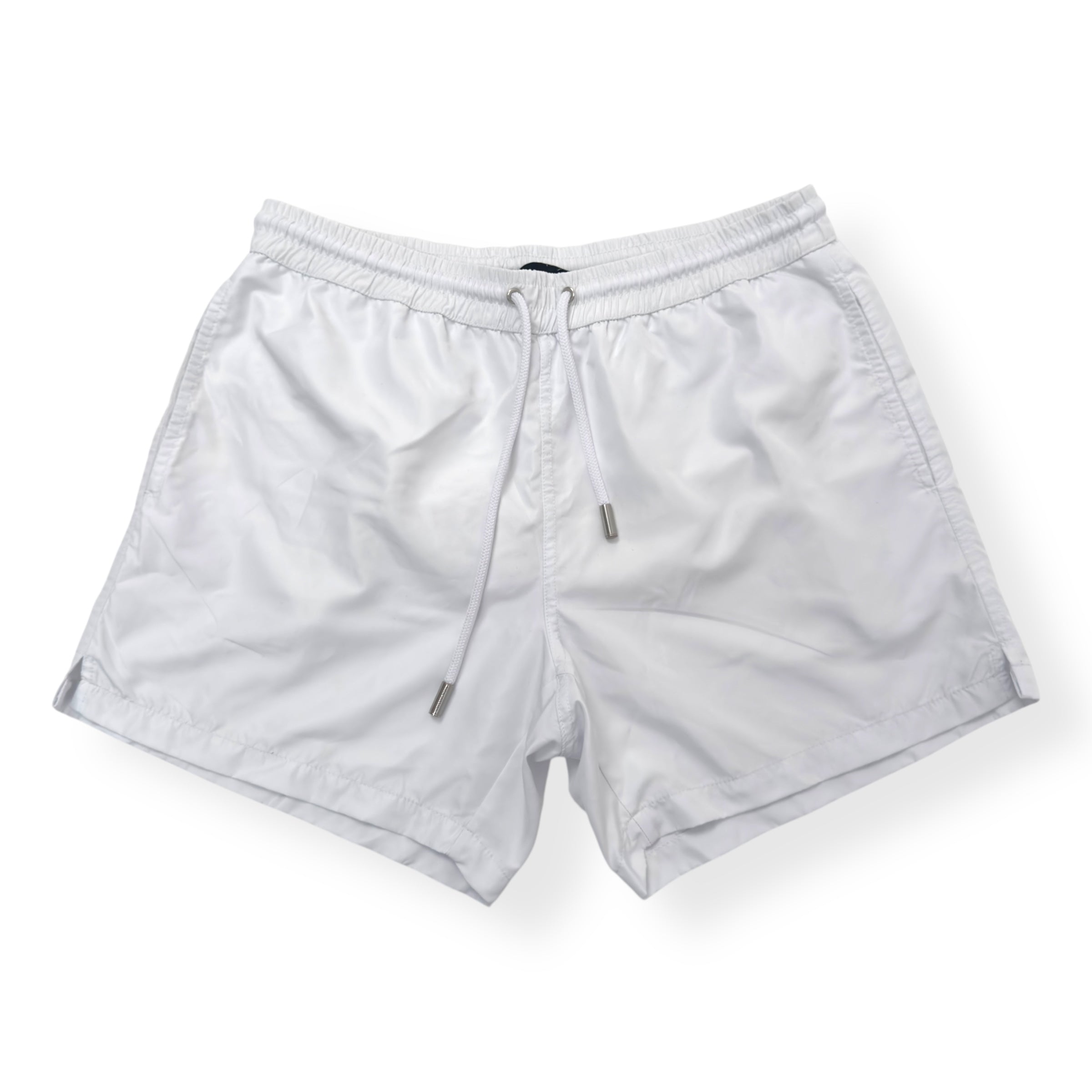 THOM SWEENEY POLYESTER SWIM SHORTS WHITE 48 / S