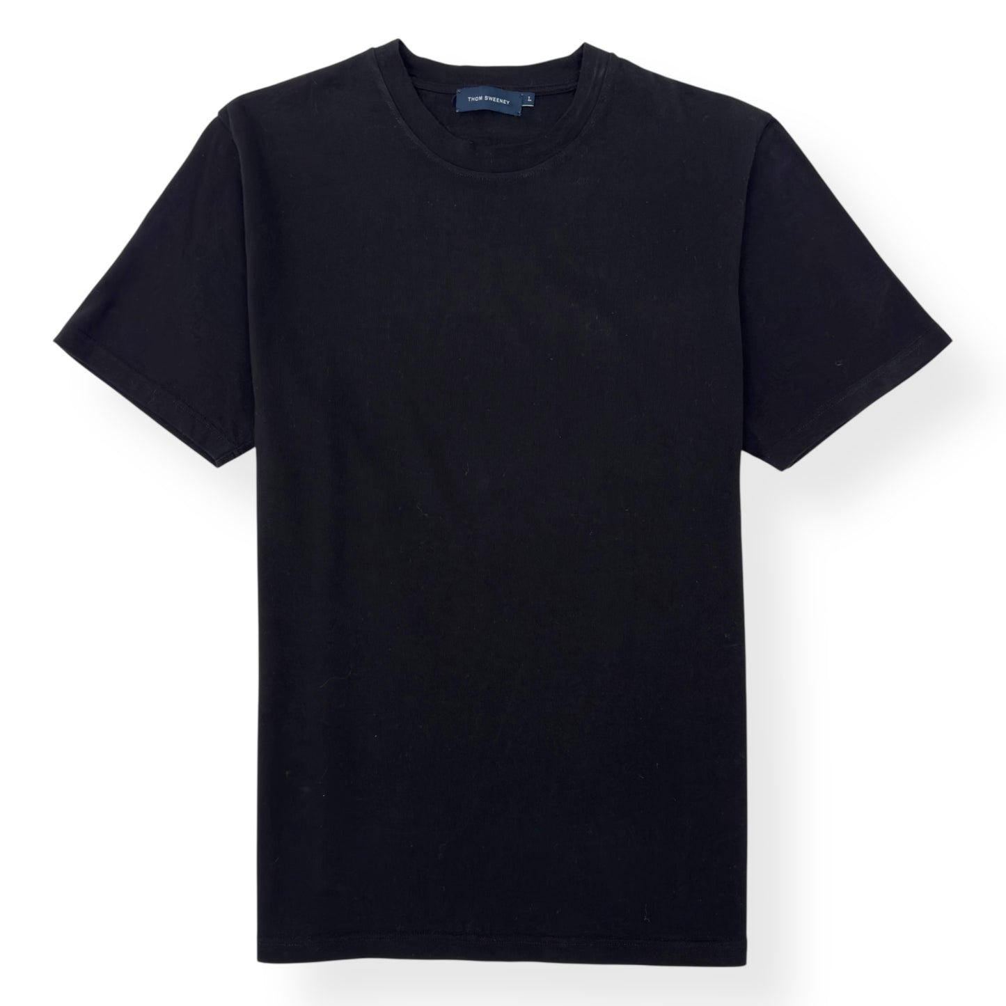 THOM SWEENEY COTTON T-SHIRT BLACK L
