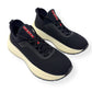 PRADA NEOPRENE LOW TOP SNEAKER BLACK / WHITE UK7