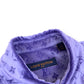 LOUIS VUITTON LV MONOGRAM VELVET SHIRT PURPLE L