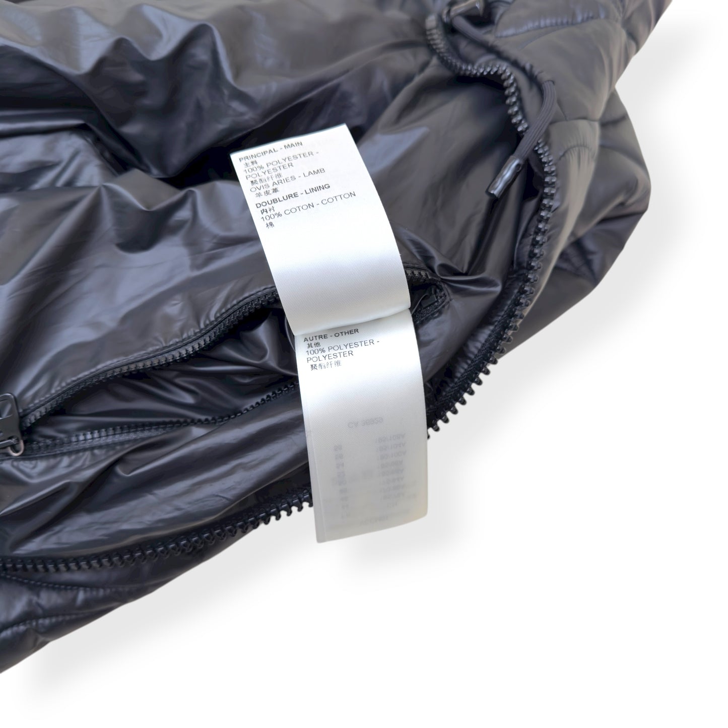 LOUIS VUITTON LVSE REVERSIBLE FLOWER QUILTED DOWN JACKET BLACK 52 / XL