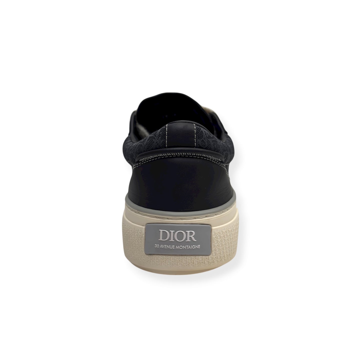 DIOR B33 SMOOTH CALFSKIN OBLIQUE SNEAKER BLACK / WHITE 45 / UK11