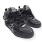 LOUIS VUITTON SWAROVSKI LV SKATE SNEAKER BLACK UK7