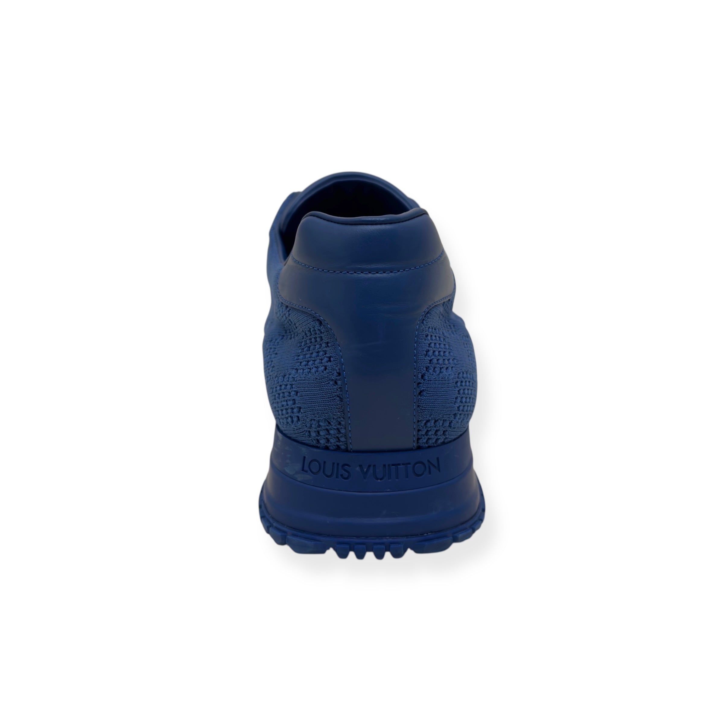 LOUIS VUITTON DAMIER MESH RUN AWAY SNEAKER BLUE UK9.5