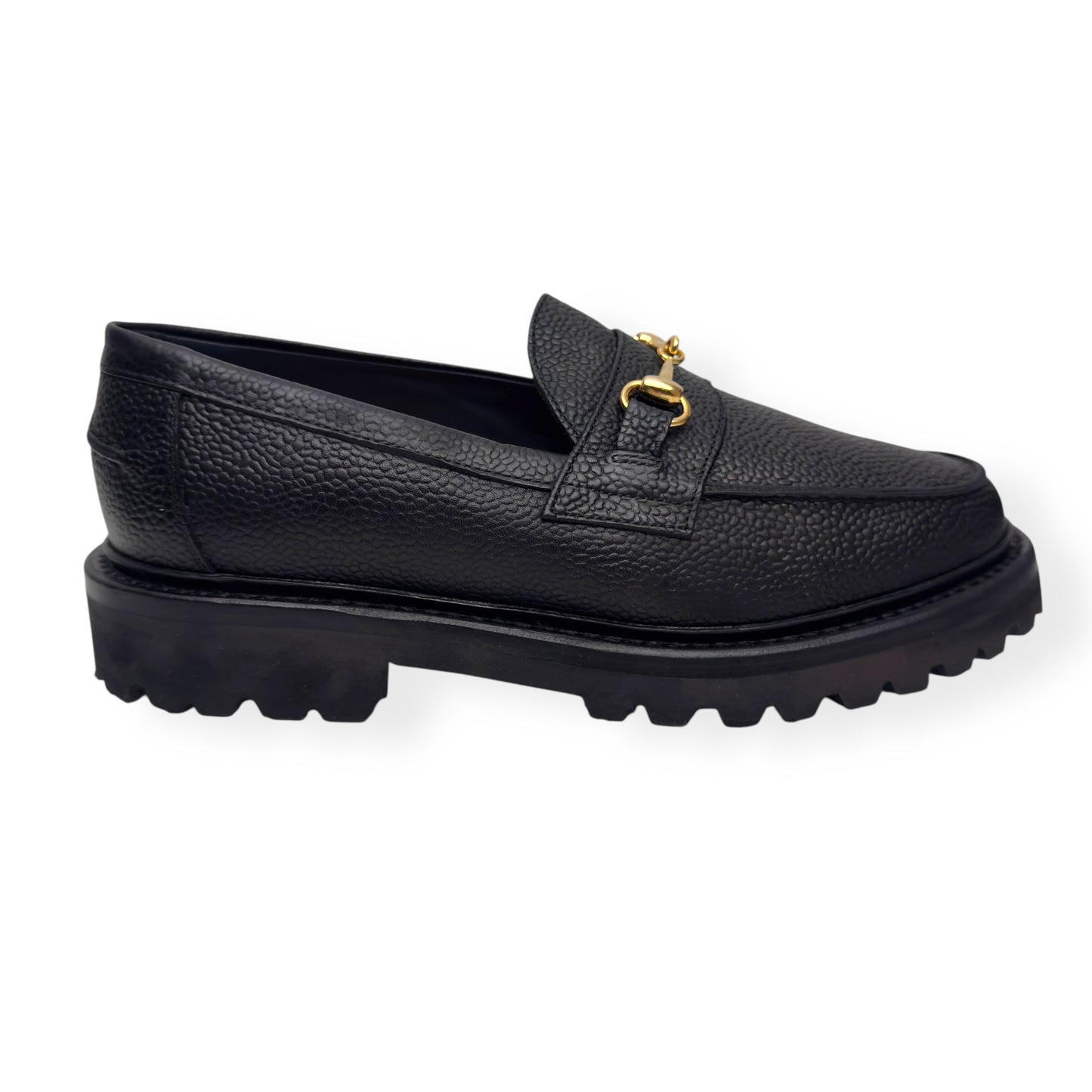 BLACKSTOCK & WEBER THE MASON HORSE BIT LOAFER ONYX US6 / UK5