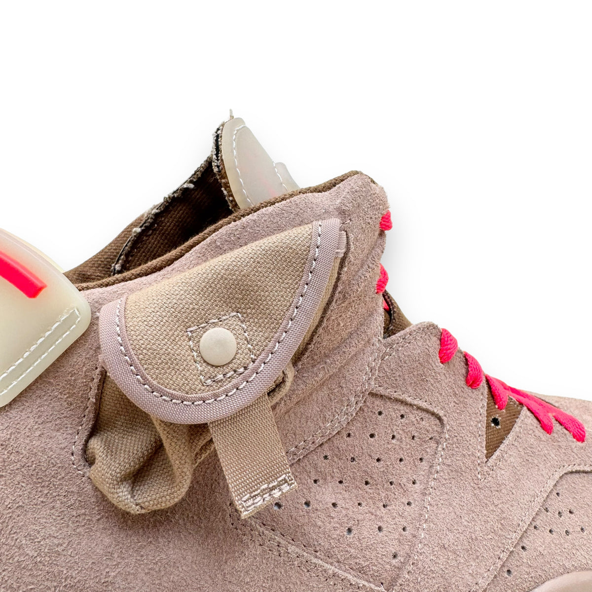 TRAVIS SCOTT X NIKE JORDAN 6 RETRO MID SNEAKER BRITISH KHAKI UK8.5