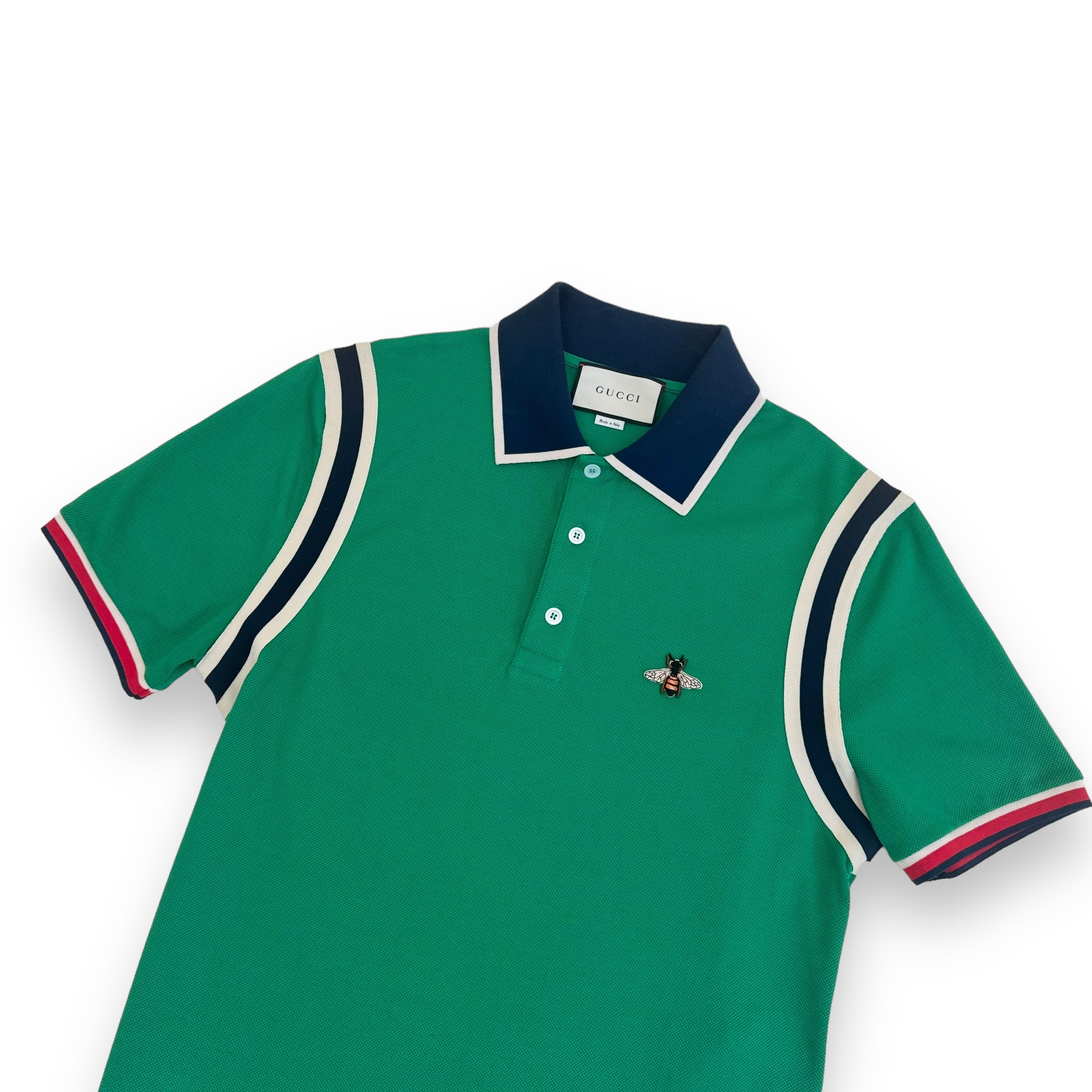 GUCCI BEE POLO SHIRT GREEN XL