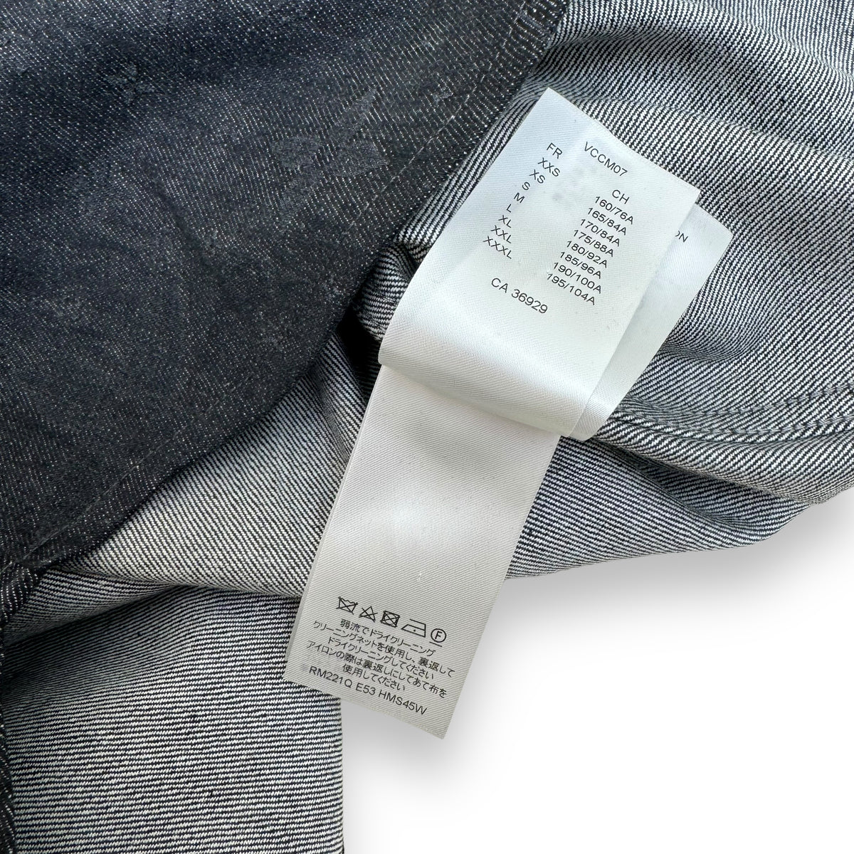 LOUIS VUITTON EMBOSSED MONOGRAM BASEBALL SHIRT SS22 GREY L