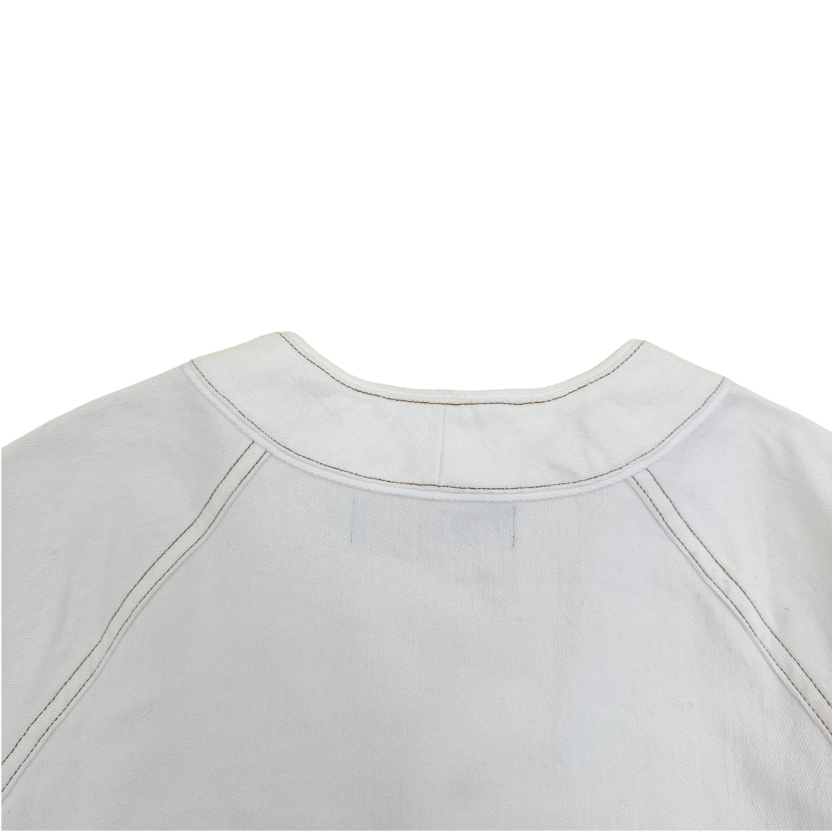 LOUIS VUITTON MONOGRAM BASEBALL SHIRT WHITE L