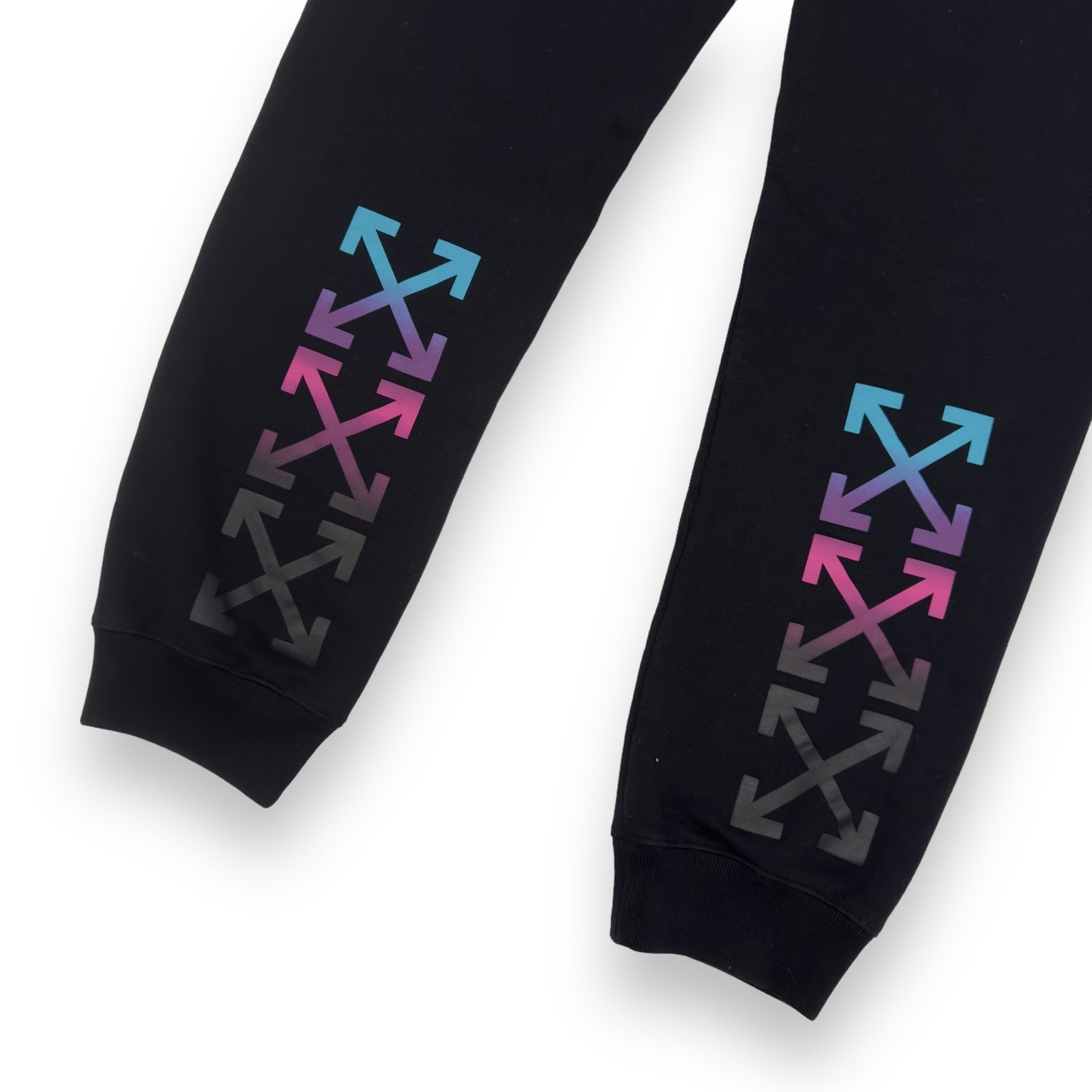 OFF-WHITE GRADIENT SWEATPANTS BLACK / MULTICOLOURED M