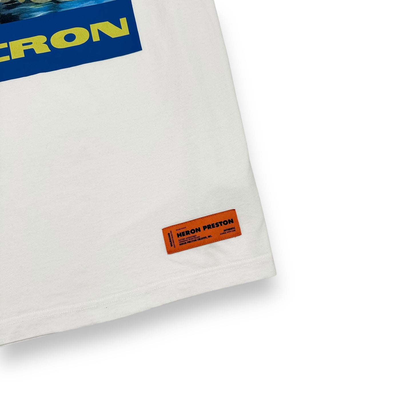 HERON PRESTON HERON T-SHIRT WHITE / BLUE M