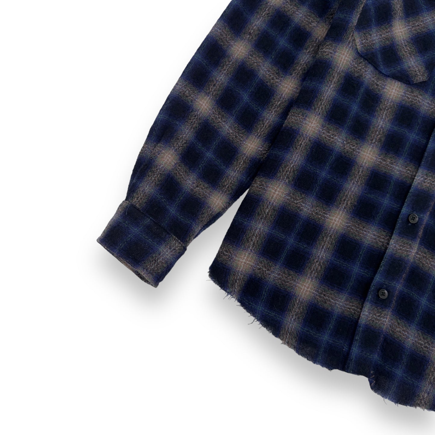 AMIRI CHERUB FLANNEL SHIRT BLUE S