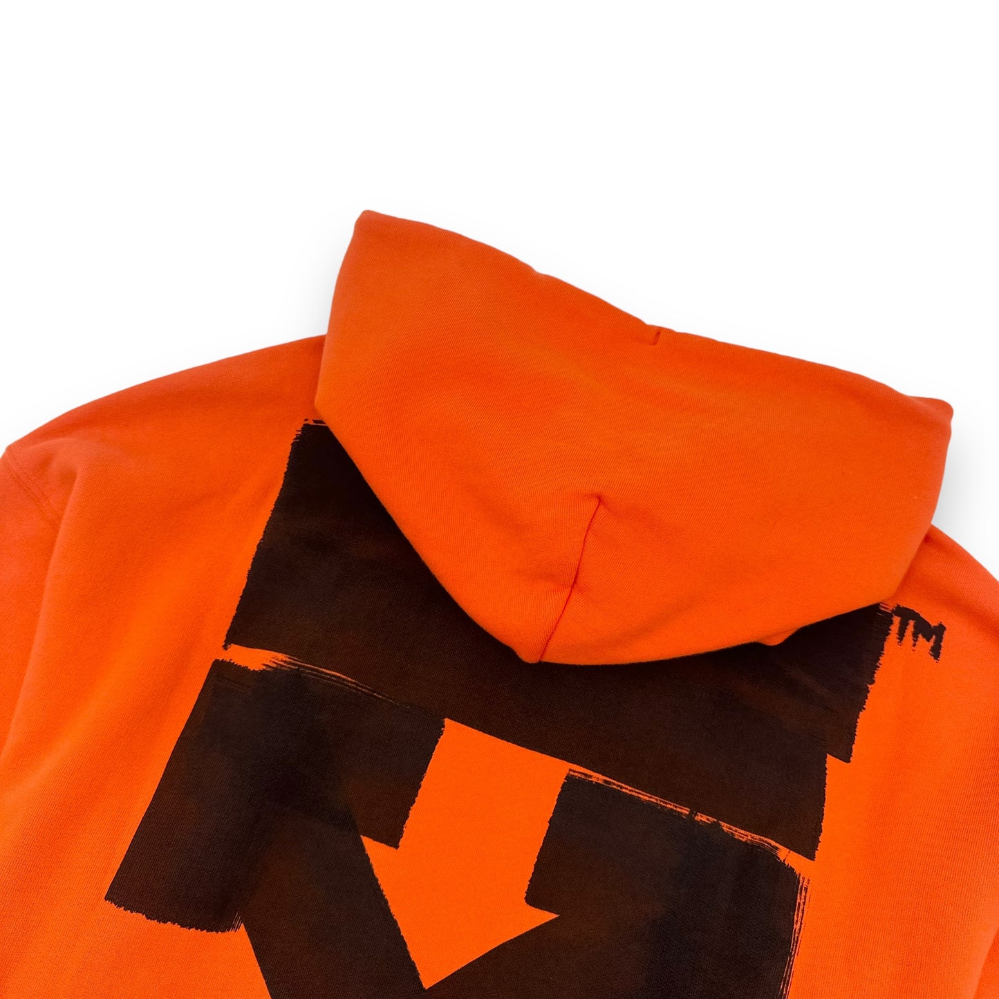 OFF-WHITE ARROW HOODIE ORANGE L