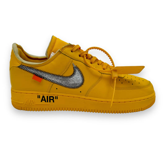 NIKE X OFF-WHITE AIR FORCE 1 SNEAKER LEMONADE UK10.5