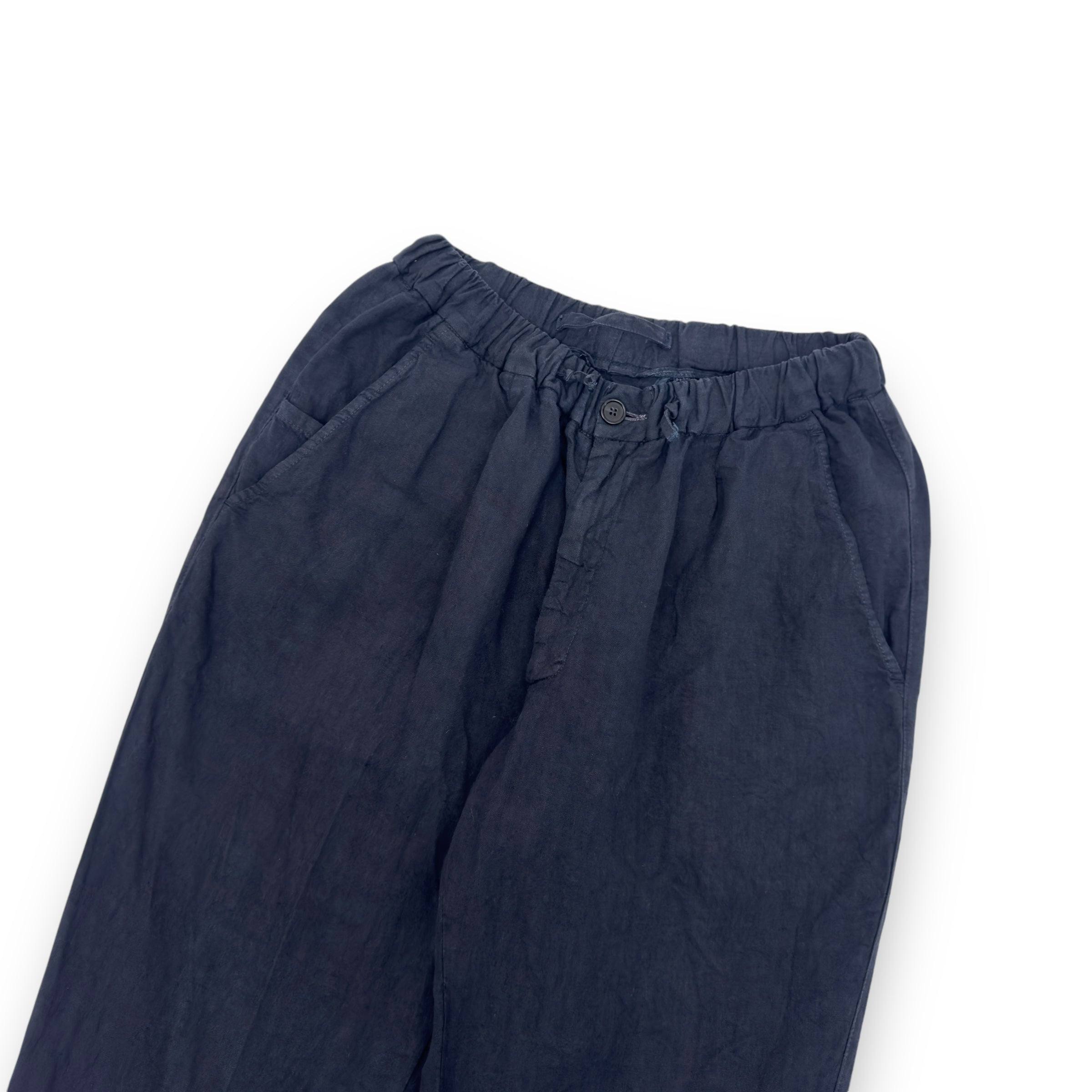 THOM SWEENEY LINEN TROUSERS BLUE 32”