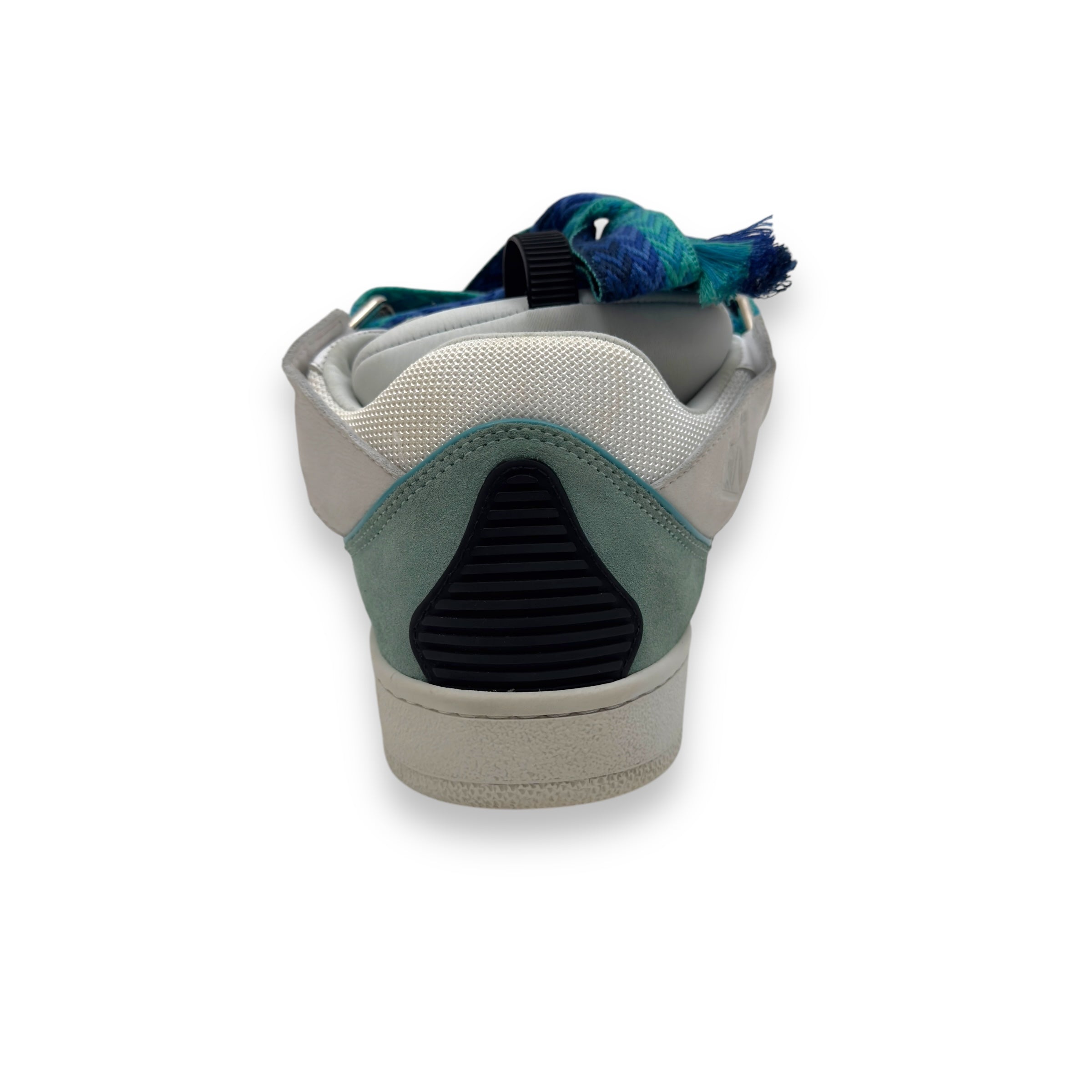 LANVIN CURB SNEAKER WHITE / BLUE UK10