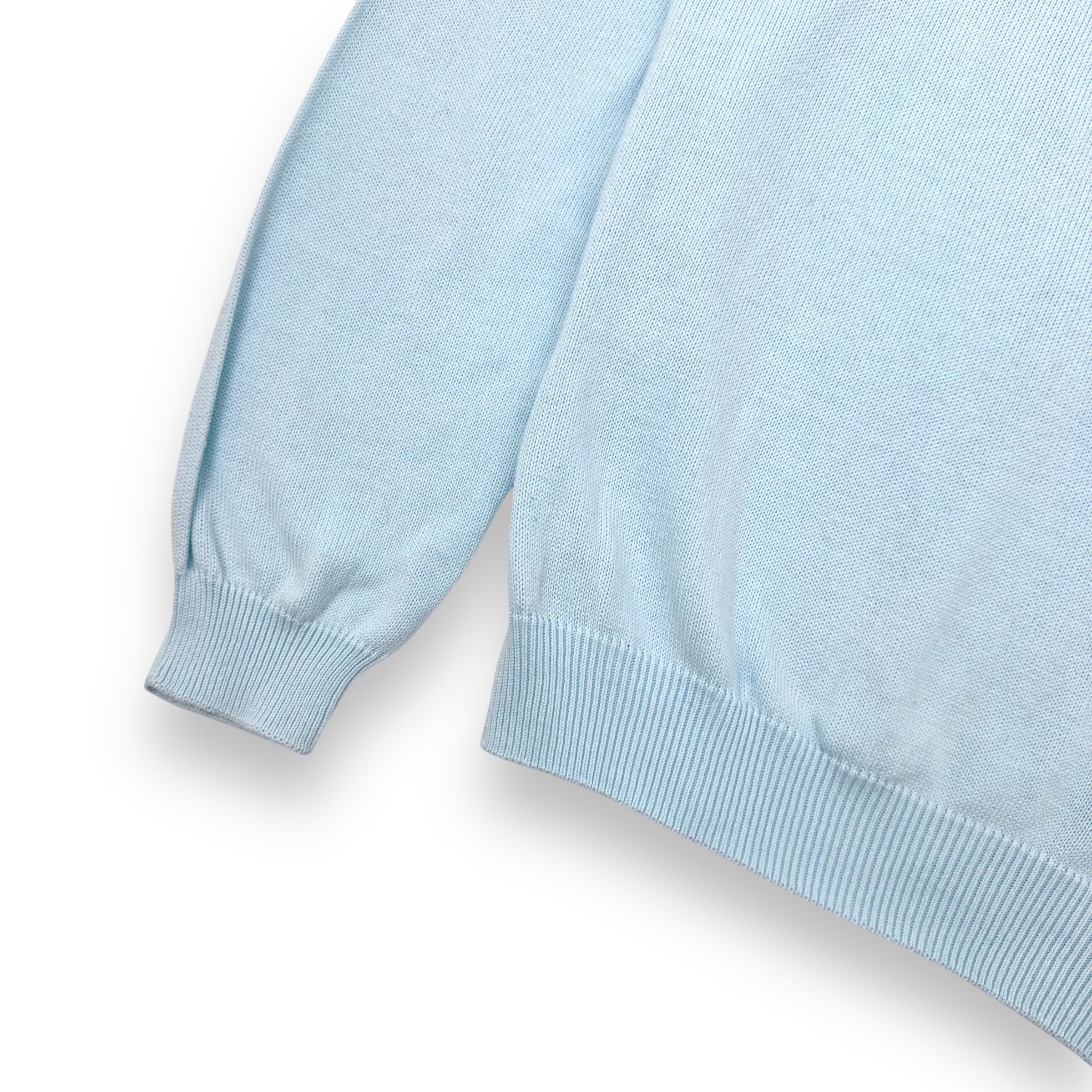 THOM SWEENEY COTTON HOODIE BABY BLUE L