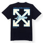 OFF-WHITE LONDON EXCLUSIVE T-SHIRT BLACK / BLUE XL