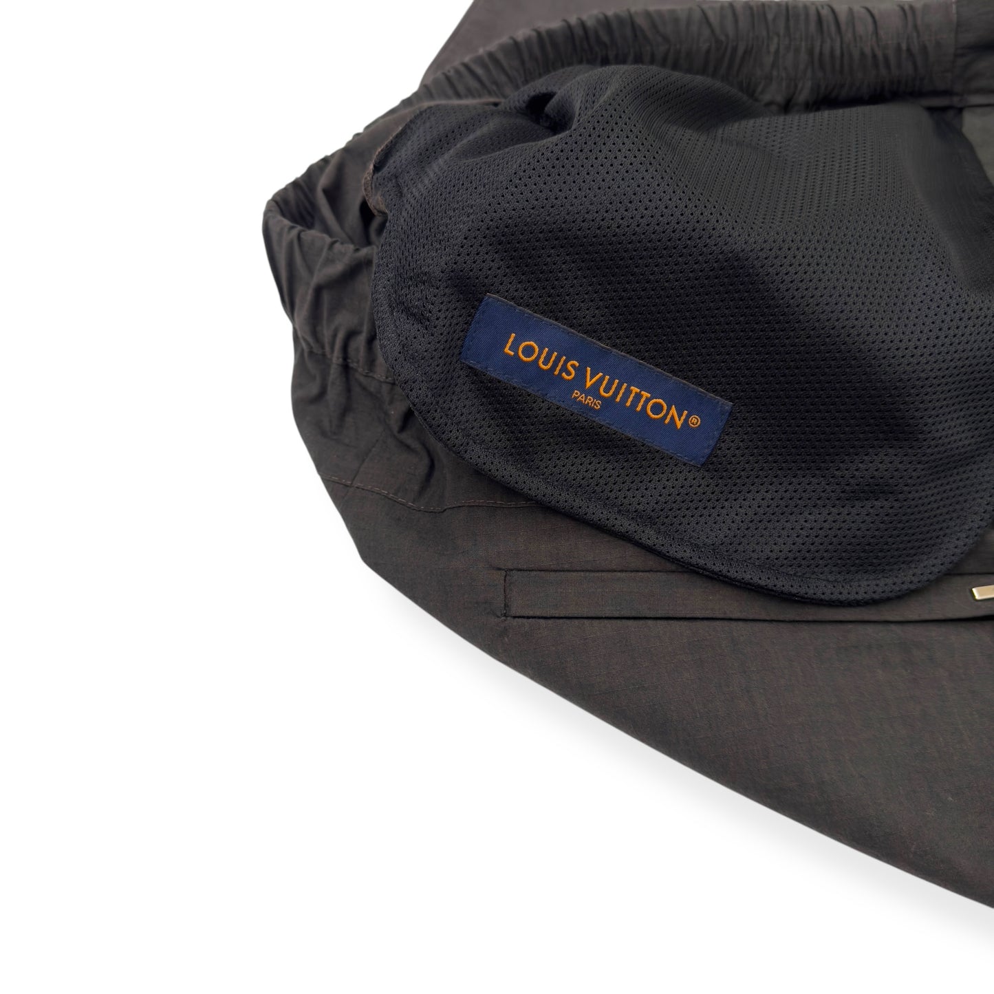 LOUIS VUITTON TECHNICAL BUCKLE TROUSERS DARK GREY FR52 / L