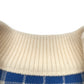 JACQUEMUS LA MAILLE CARRO PLAID-PATTERNED SWEATER WHITE / BLUE L