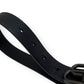 BALENCIAGA BB THIN LEATHER BELT BLACK 75CM