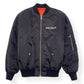 PALM ANGELS OVERSIZED ZIP UP BOMBER JACKET BLACK XS