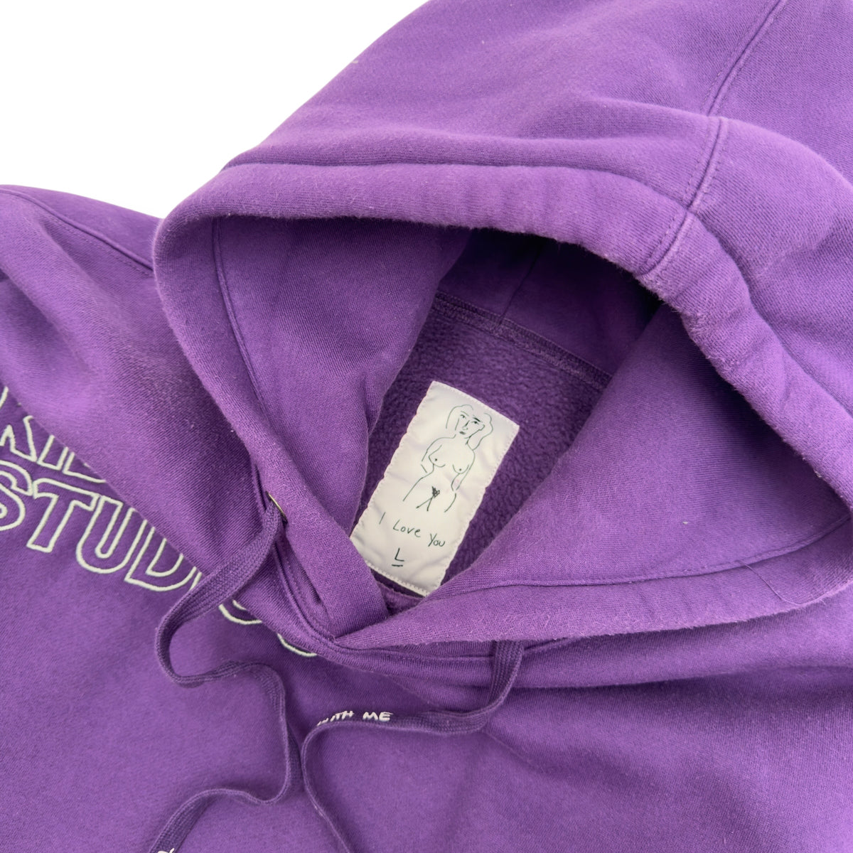KID SUPER SUPER HOODIE PURPLE L