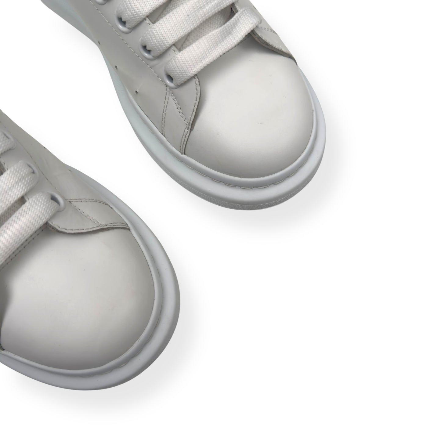 ALEXANDER MCQUEEN OVERSIZED LEATHER SNEAKER WHITE 42.5 / UK8.5