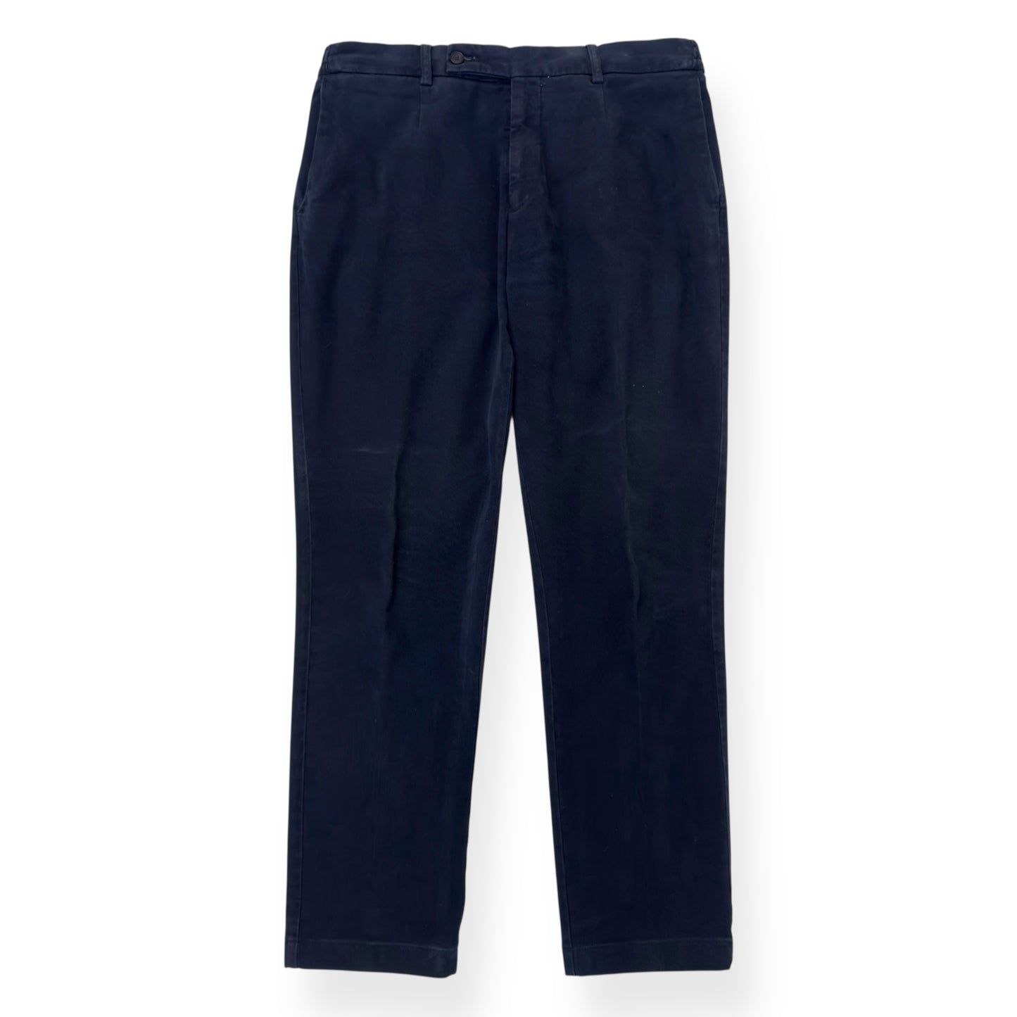THOM SWEENEY COTTON TROUSERS BLUE 52 / L