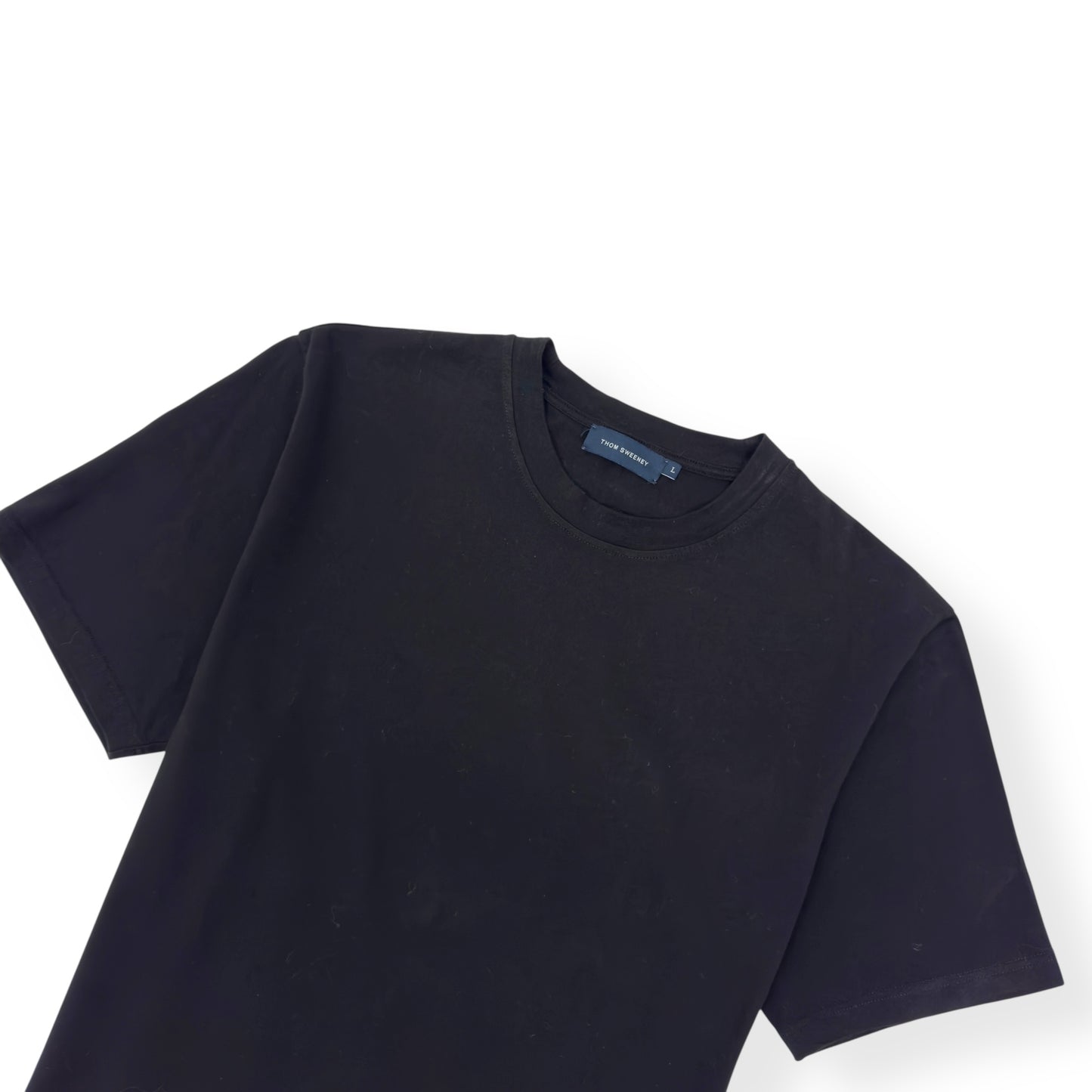 THOM SWEENEY COTTON T-SHIRT BLACK L