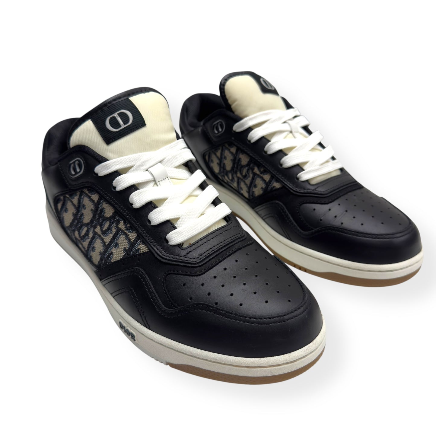 DIOR B27 LOW TOP SNEAKER BLACK / WHITE 43 / UK9