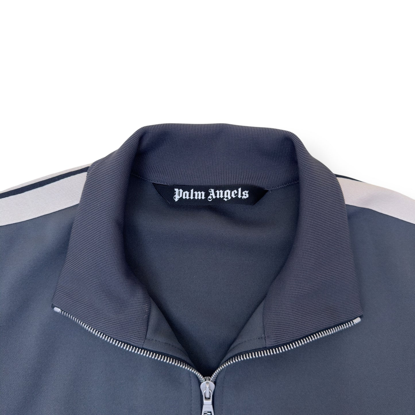 PALM ANGELS TRACK JACKET GREY / WHITE XL