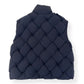 BOTTEGA VENETA TECH PADDED SHELL PUFFER VEST BLACK L