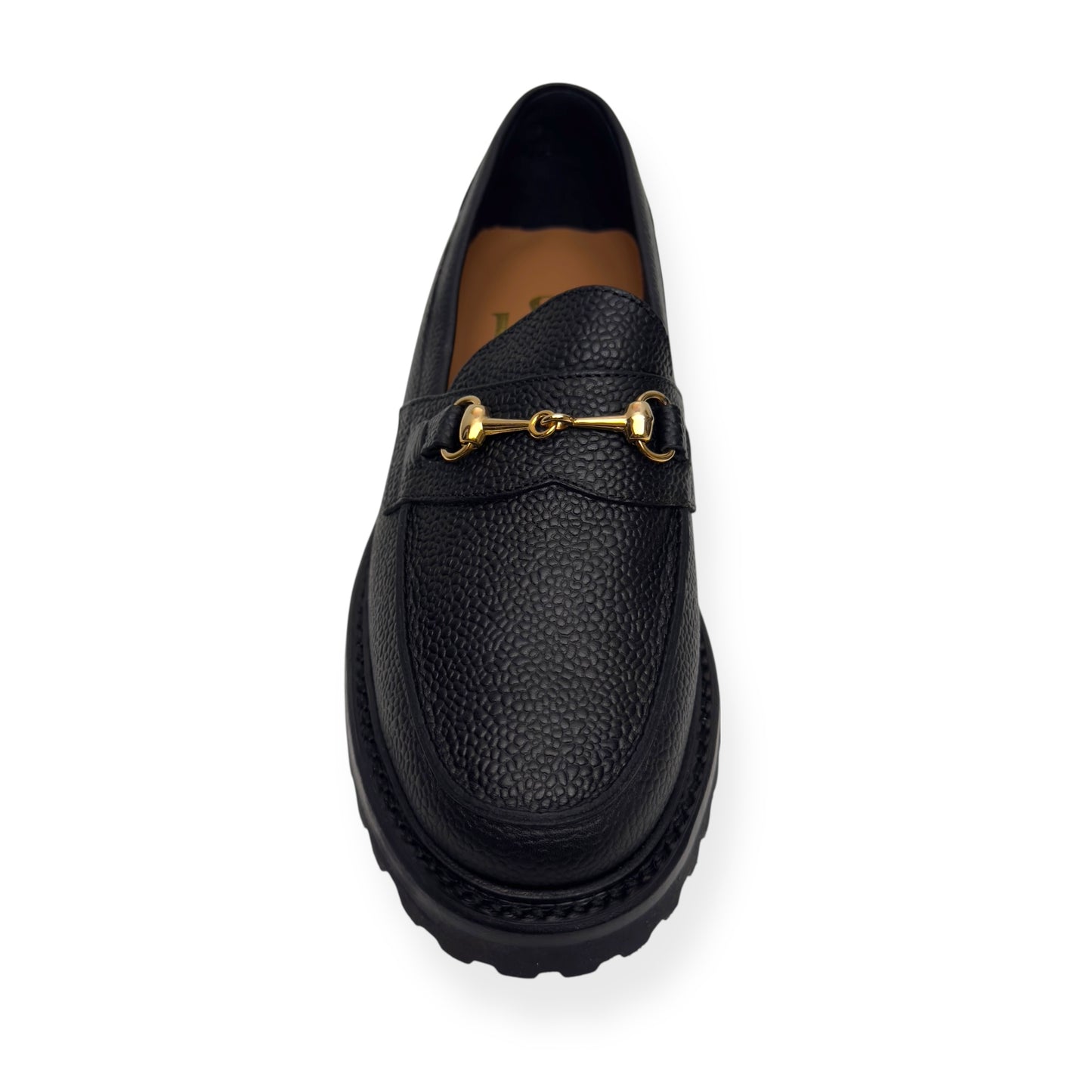 BLACKSTOCK & WEBER THE MASON HORSE BIT LOAFER ONYX US6 / UK5