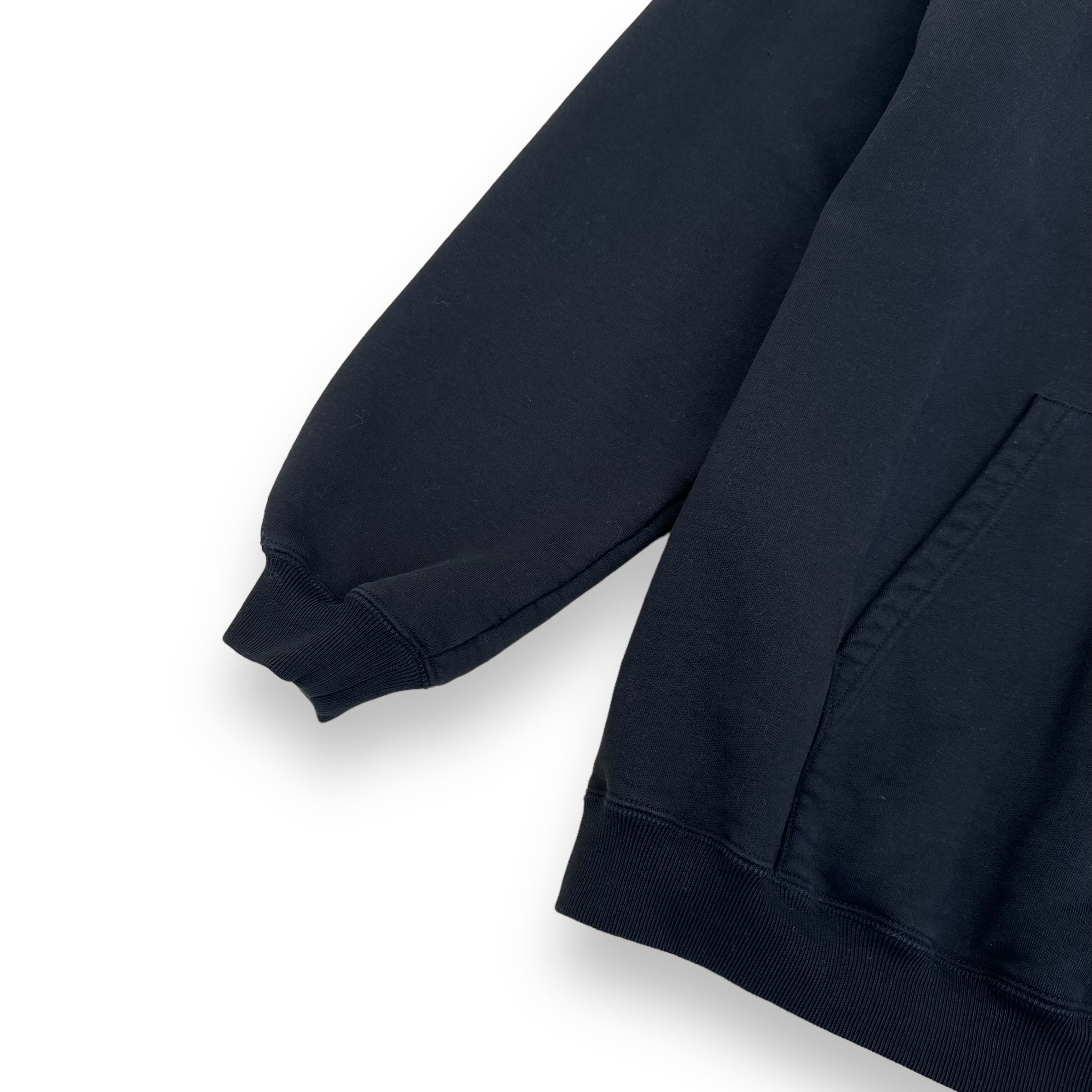 BALENCIAGA OVERSIZED CREDIT CARD LOGO HOODIE BLACK S