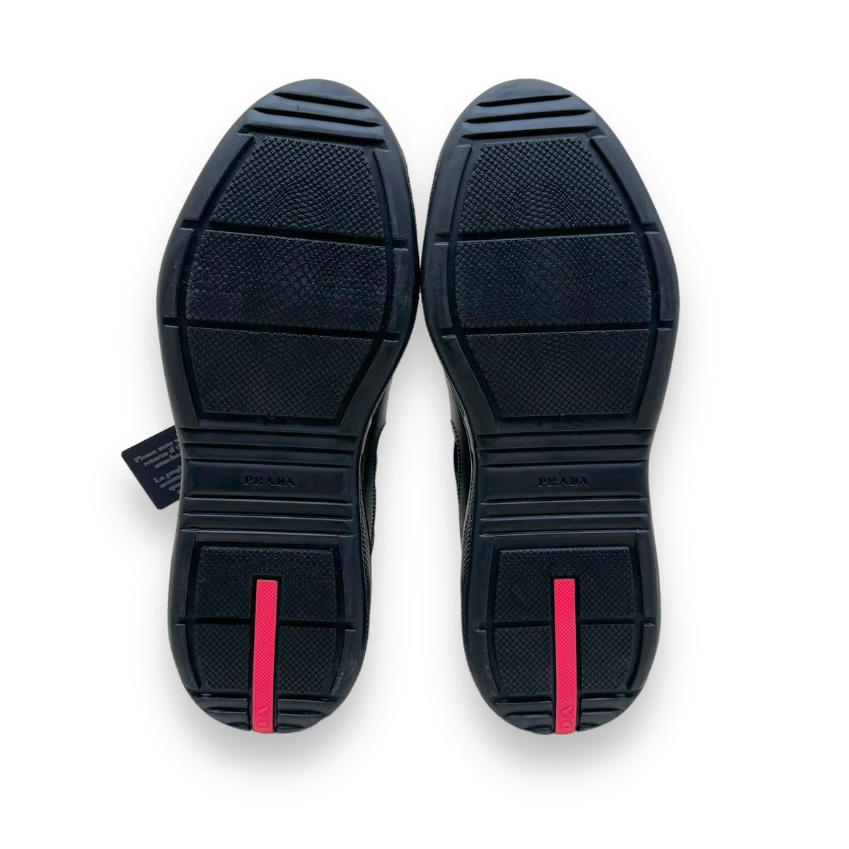 PRADA AMERICA’S CUP SOFT RUBBER SNEAKER BLACK UK9