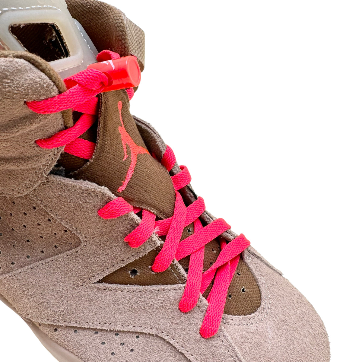 TRAVIS SCOTT X NIKE JORDAN 6 RETRO MID SNEAKER BRITISH KHAKI UK8.5