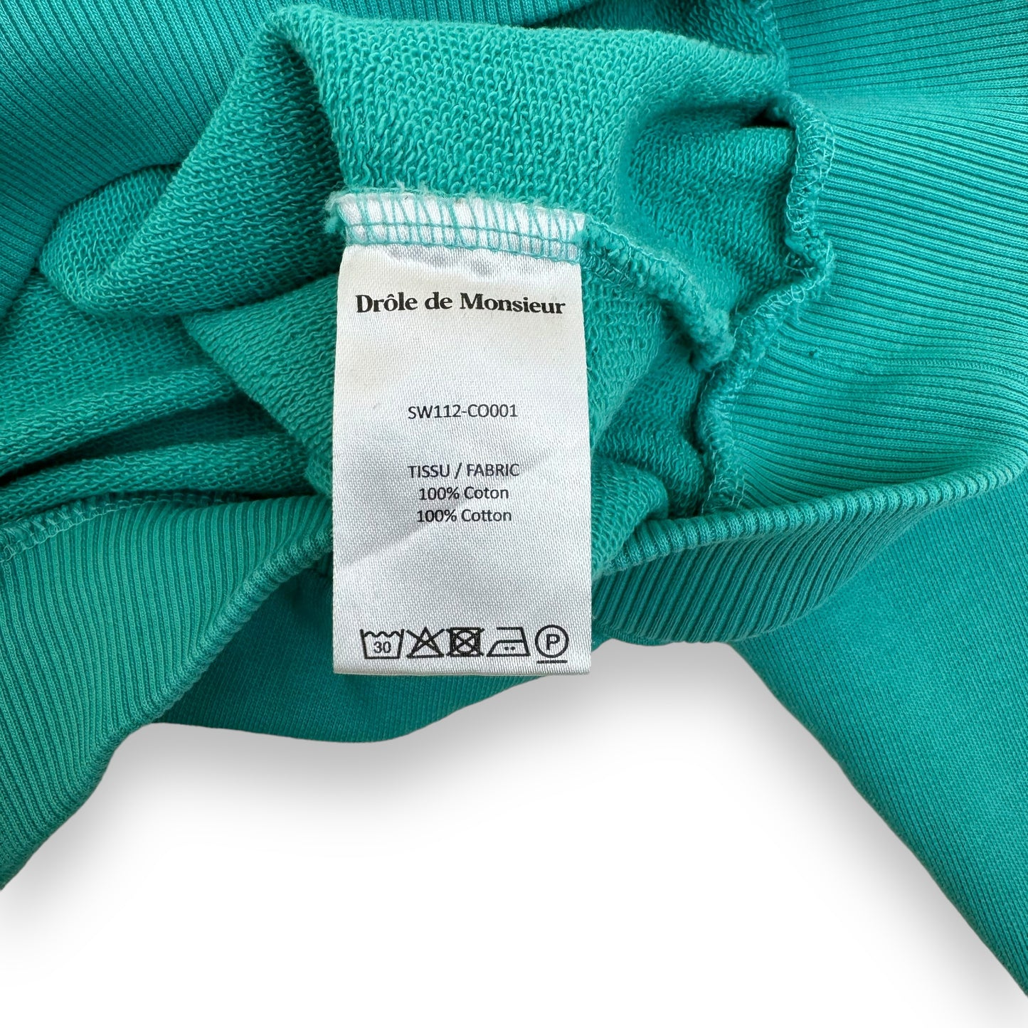 DRÔLE DE MONSIEUR SWEATSHIRT EMERALD GREEN M