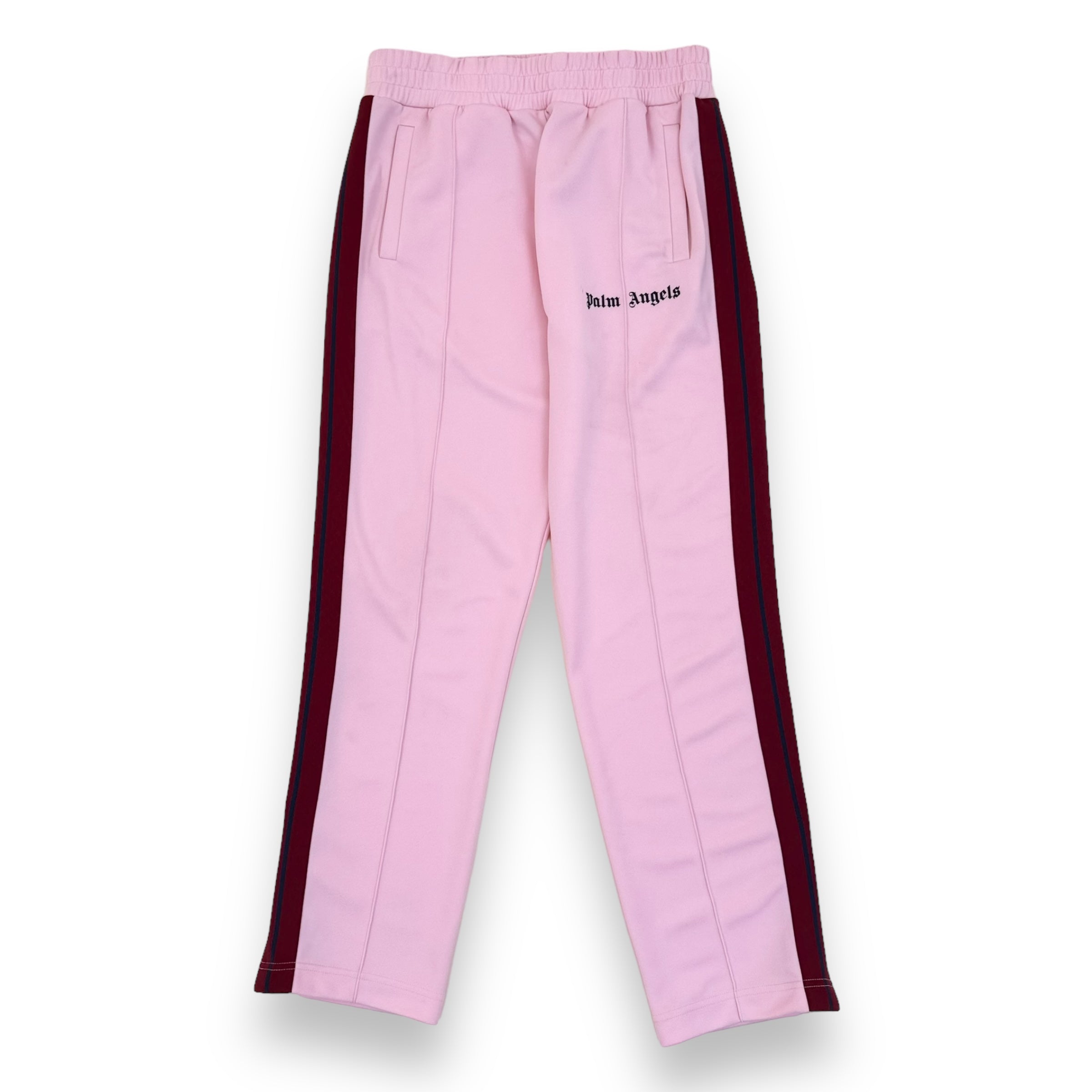 PALM ANGELS CLASSIC TRACK PANTS PINK / BURGUNDY XL
