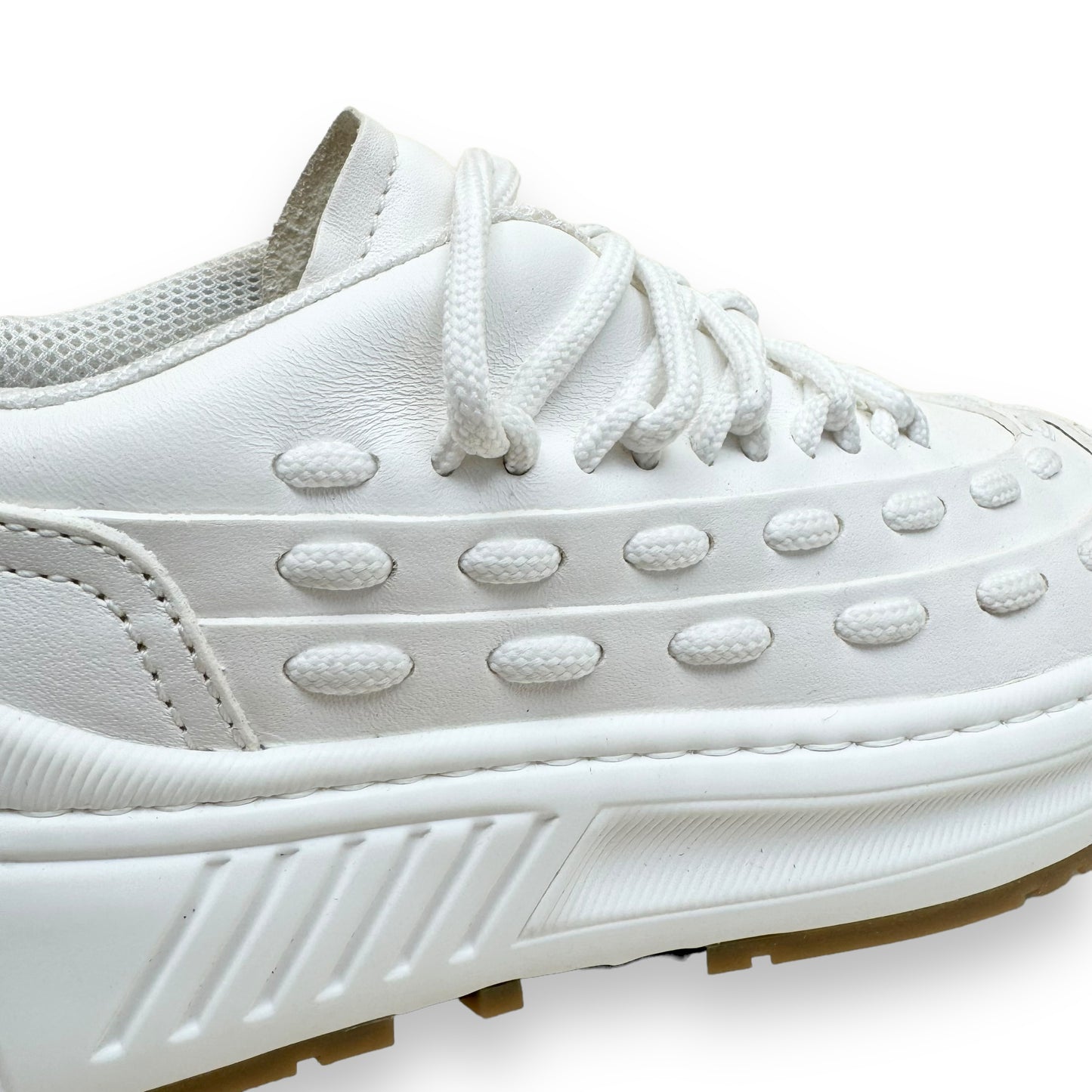 BOTTEGA VENETA SPEEDSTER LEATHER SNEAKER WHITE UK3.5