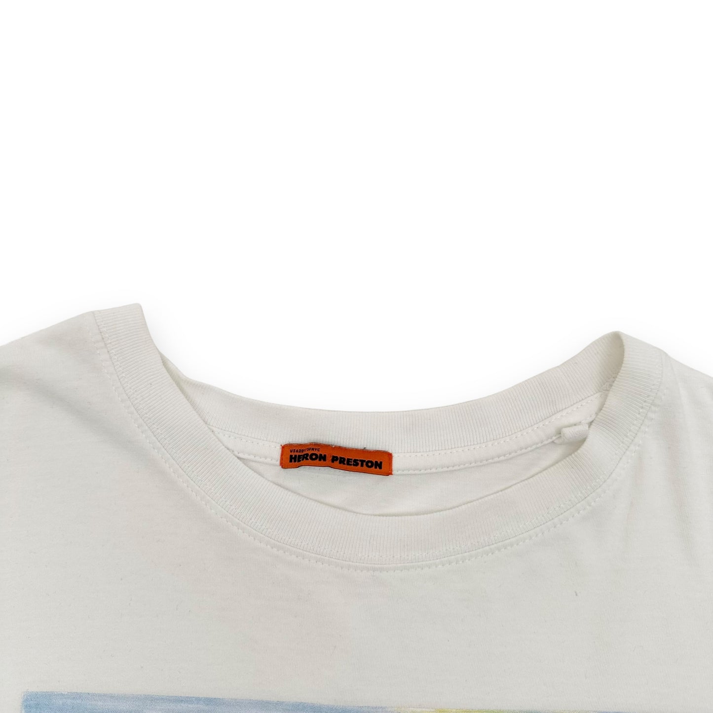 HERON PRESTON HERON T-SHIRT WHITE / BLUE M