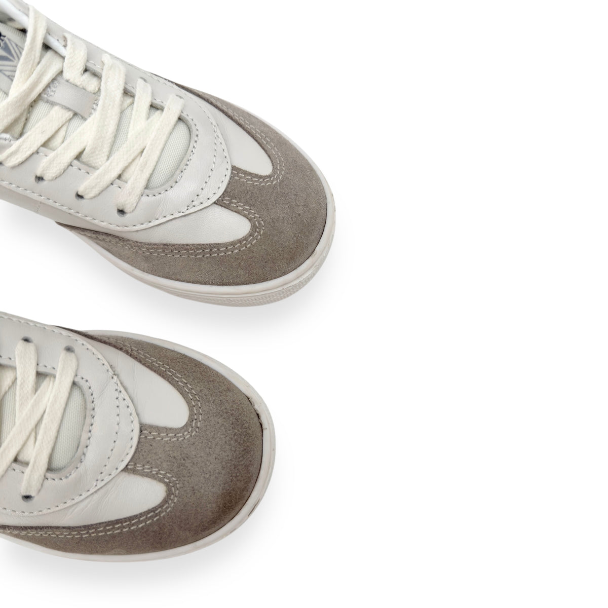 DIOR B101 LEATHER SNEAKER CREAM GREIGE UK11K