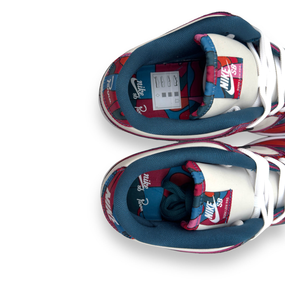 NIKE DUNK LOW PRO SB X PARRA ABSTRACT ART SNEAKER MULTICOLOURED UK10.5
