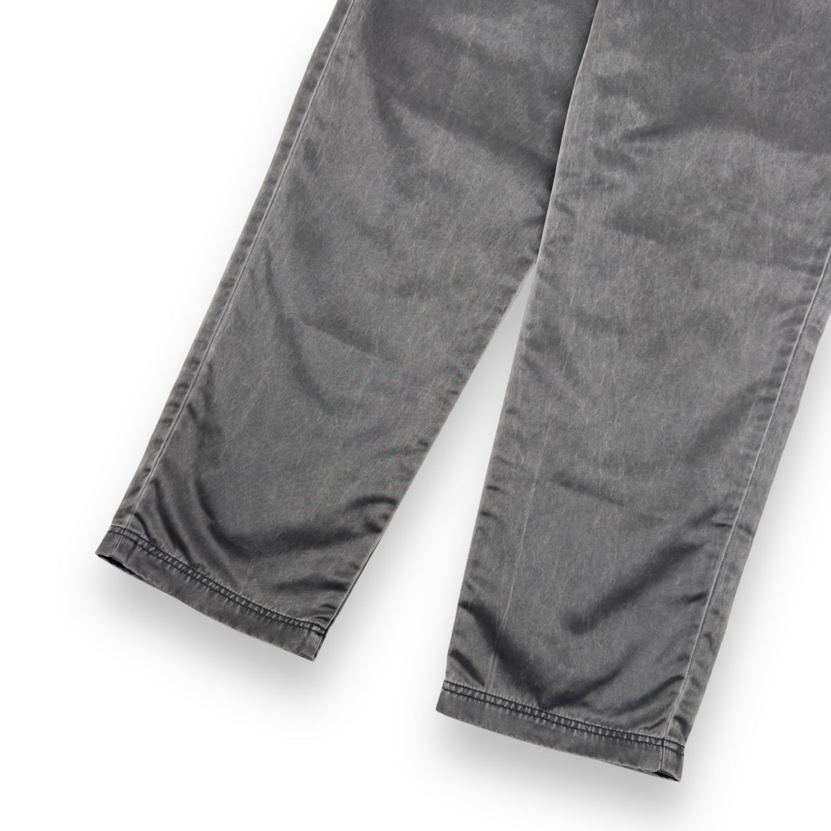 HAN KJØBENHAVN STRAIGHT-LEG NYLON TROUSERS SILVER XL