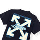 OFF-WHITE LONDON EXCLUSIVE T-SHIRT BLACK / BLUE XL